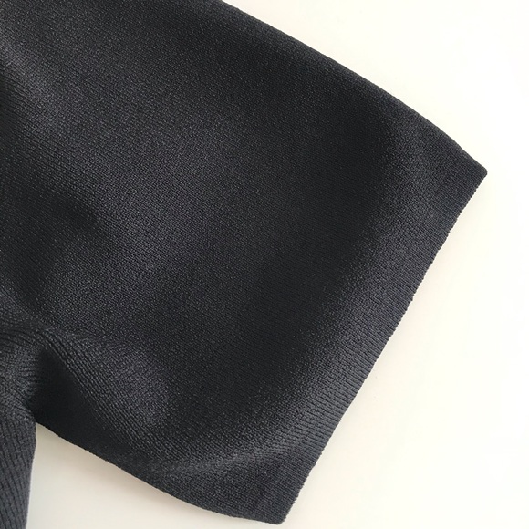 NWOT Marallis Collection Golden Black 3D Leaf Blouse Fall Autumn - Picture 14 of 16